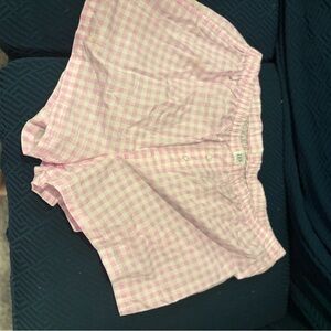 GAP Pink Checkered Women's Shorts